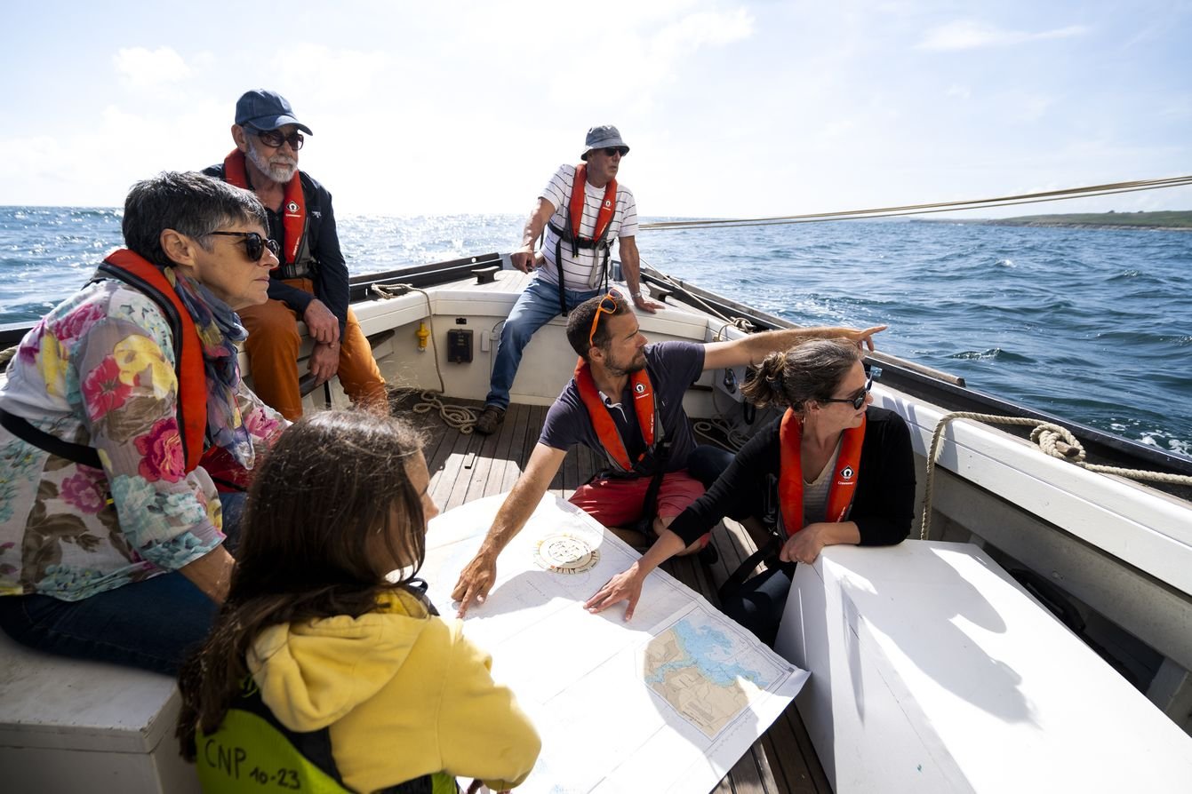 Navigation sur le sloup langoustier Jean Moulin